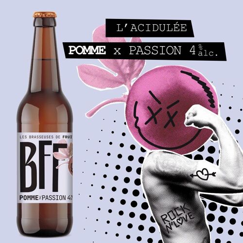 BFF HARD CIDER PASSION 33cL