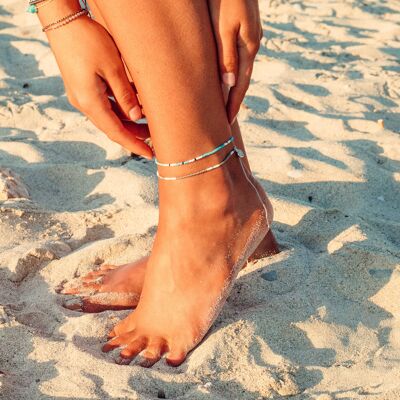 Cali Surf Anklet - Navy