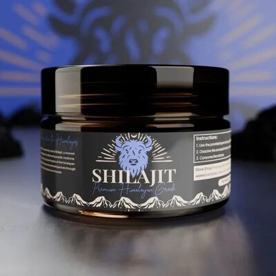 Resina Shilajit 30g - Shilajit del Himalaya 100% puro - Ácido fúlvico