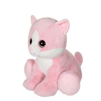 Puppy Eyes Pets Color chat rose - 22 cm 3