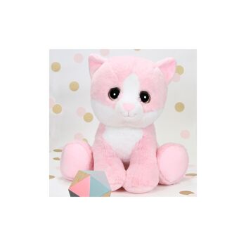 Puppy Eyes Pets Color chat rose - 22 cm 5