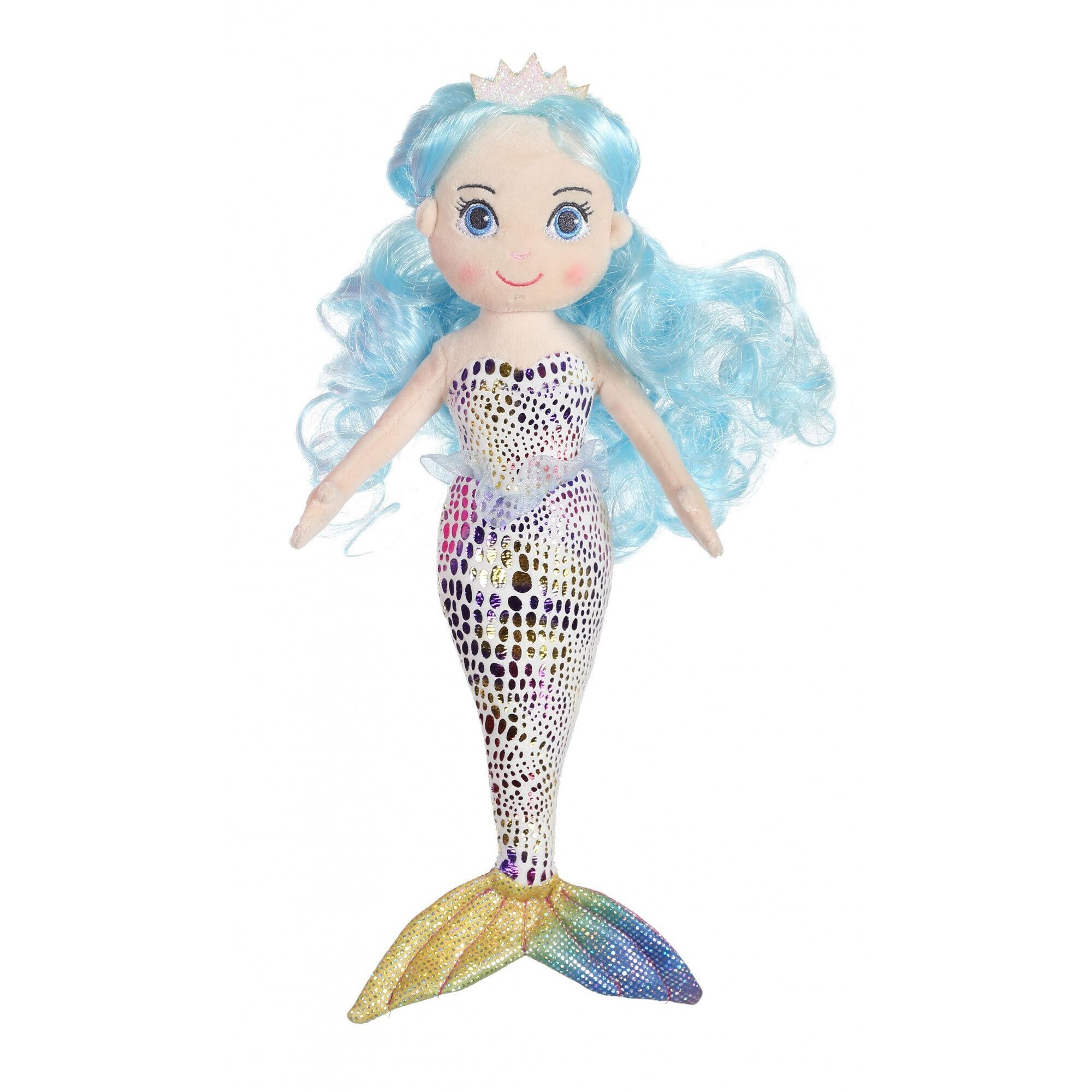 Sirena "Azura" - 30 cm - capelli blu