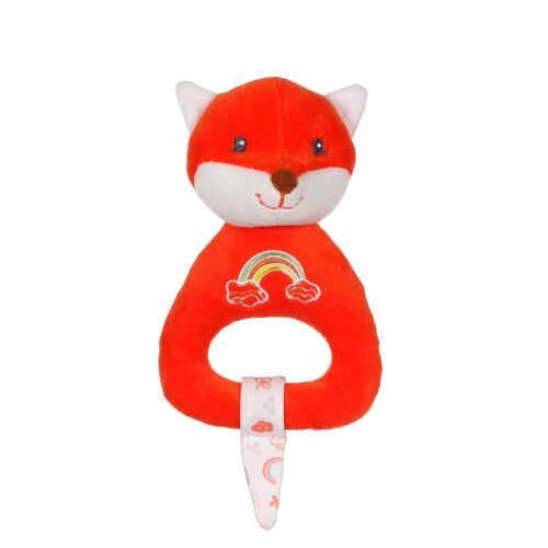 Hochet Rainbow renard - 15 cm