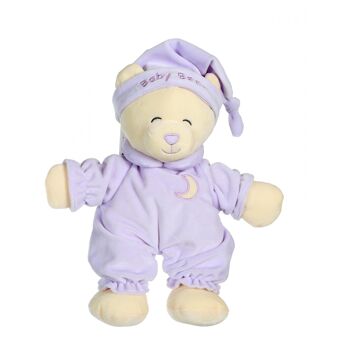 Ours Baby bear douceur parme - 24 cm 1