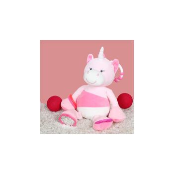 Ma première peluche d'activités licorne - 25 cm 2