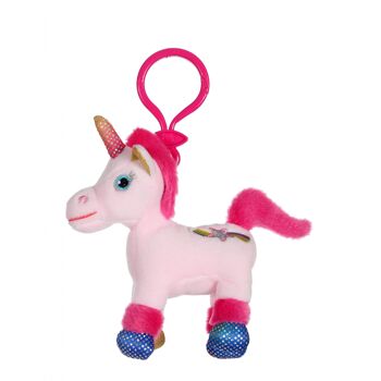 Licorne Lica Bella porte-clés rose - 10 cm 1