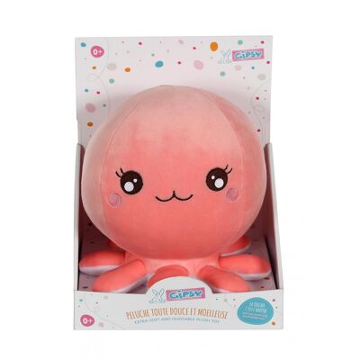 Baby Squishi 22 cm – rosa Oktopus