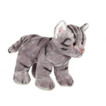 Chat Floppikitty - gris 22 cm 1