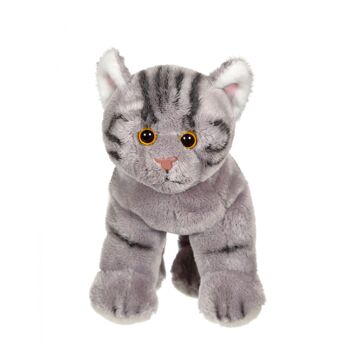 Chat Floppikitty - gris 22 cm 3