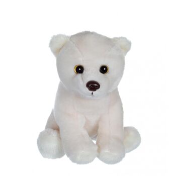 P'tits sauvageons 15 cm - ours blanc 1
