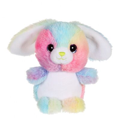 Lapin cloudy 15 cm - multicolore