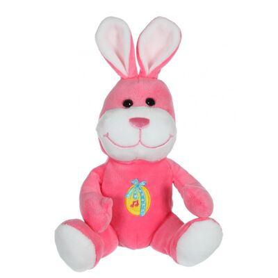 Amigos musicales de Pascua 15 cm - conejo rosa