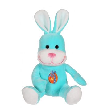 Les copains de Pâques musicaux 15 cm - lapin bleu 1