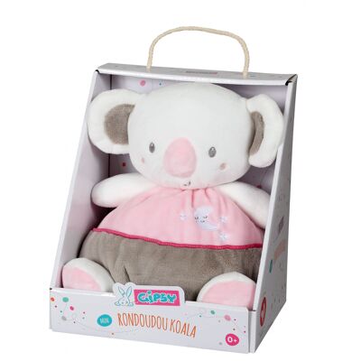 Mi peluche Koala rosa y blanco - caja regalo