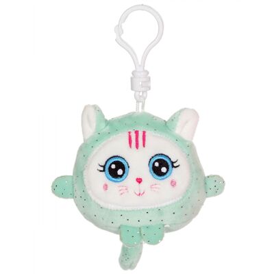 Squishimals Sparkle Schlüsselanhänger – Mimi Cat 8 cm