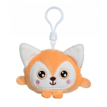 Squishimals Sparkle porte-clés - Renard Sparki 8 cm