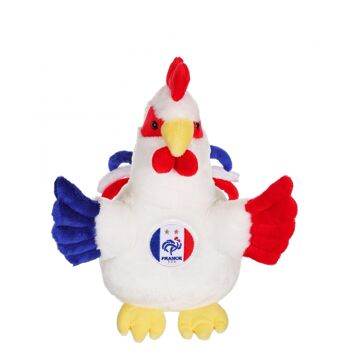 FFF Coq Bleu blanc rouge sonore 25 cm 2