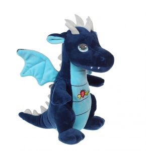 Dragon sonore, bleu 17 cm