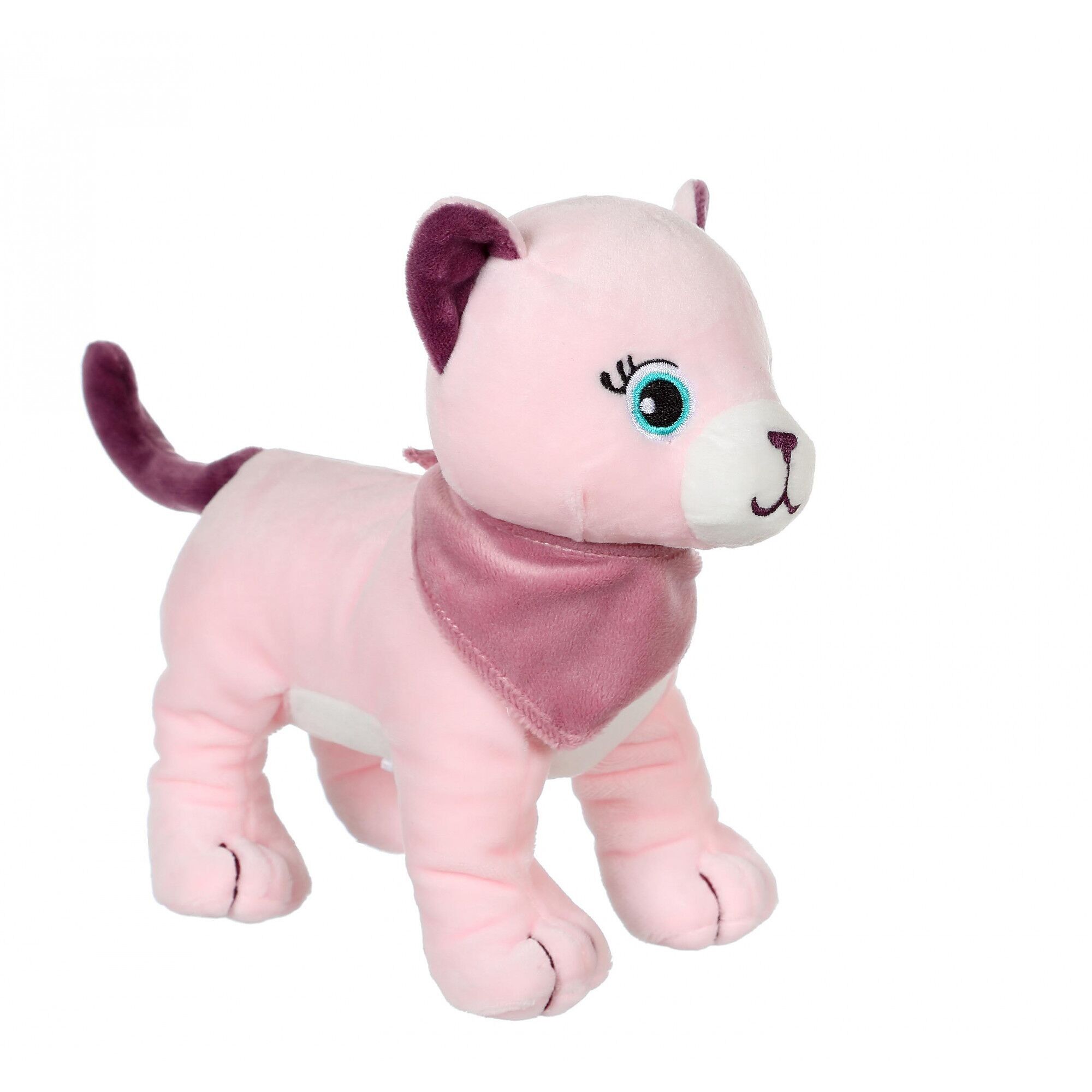 Divertenti gattini sonori, sciarpa rosa Parma