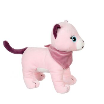 Fun kitties sonores, rose foulard parme 2