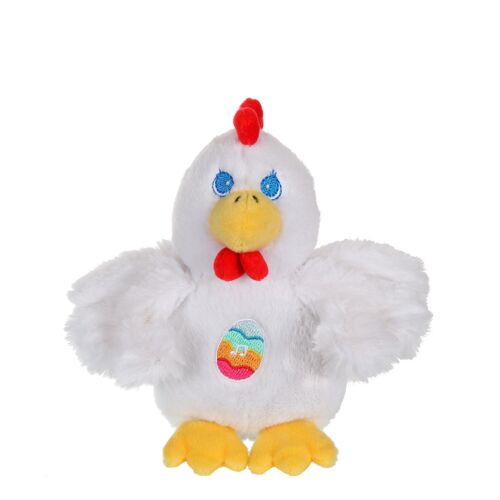 Les Amis de Pâques Sonores - Poule Blanche - 13 cm