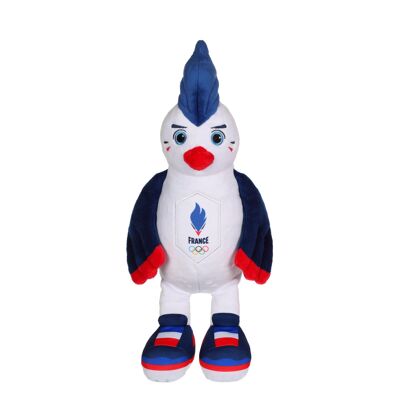 Hahn-Plüschtier – Französische Olympiamannschaft – Offiziell lizenziertes Plüschtier – 15 cm sitzend
