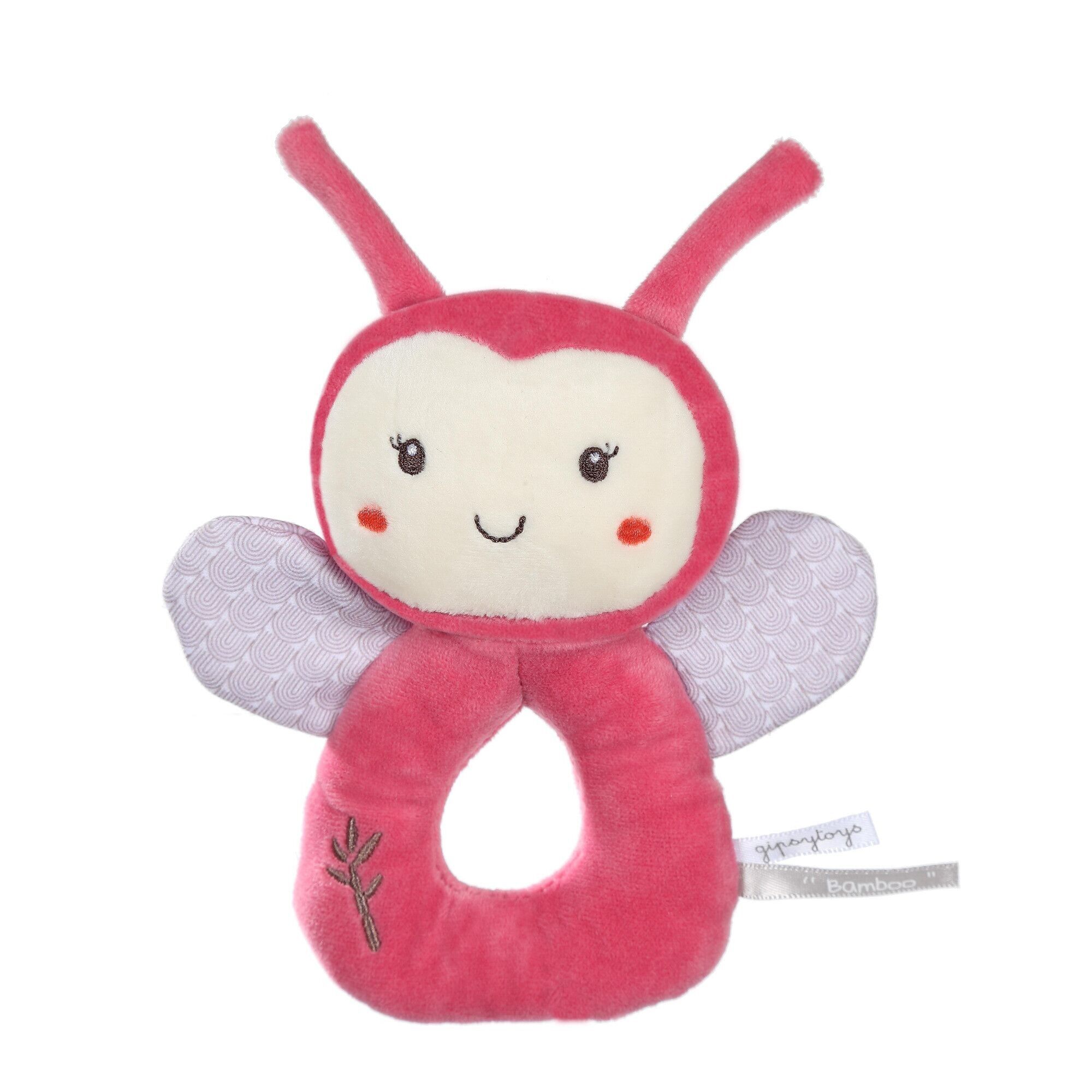 Sonaglio Coccinella "Bamboo" - 14 cm s/carta