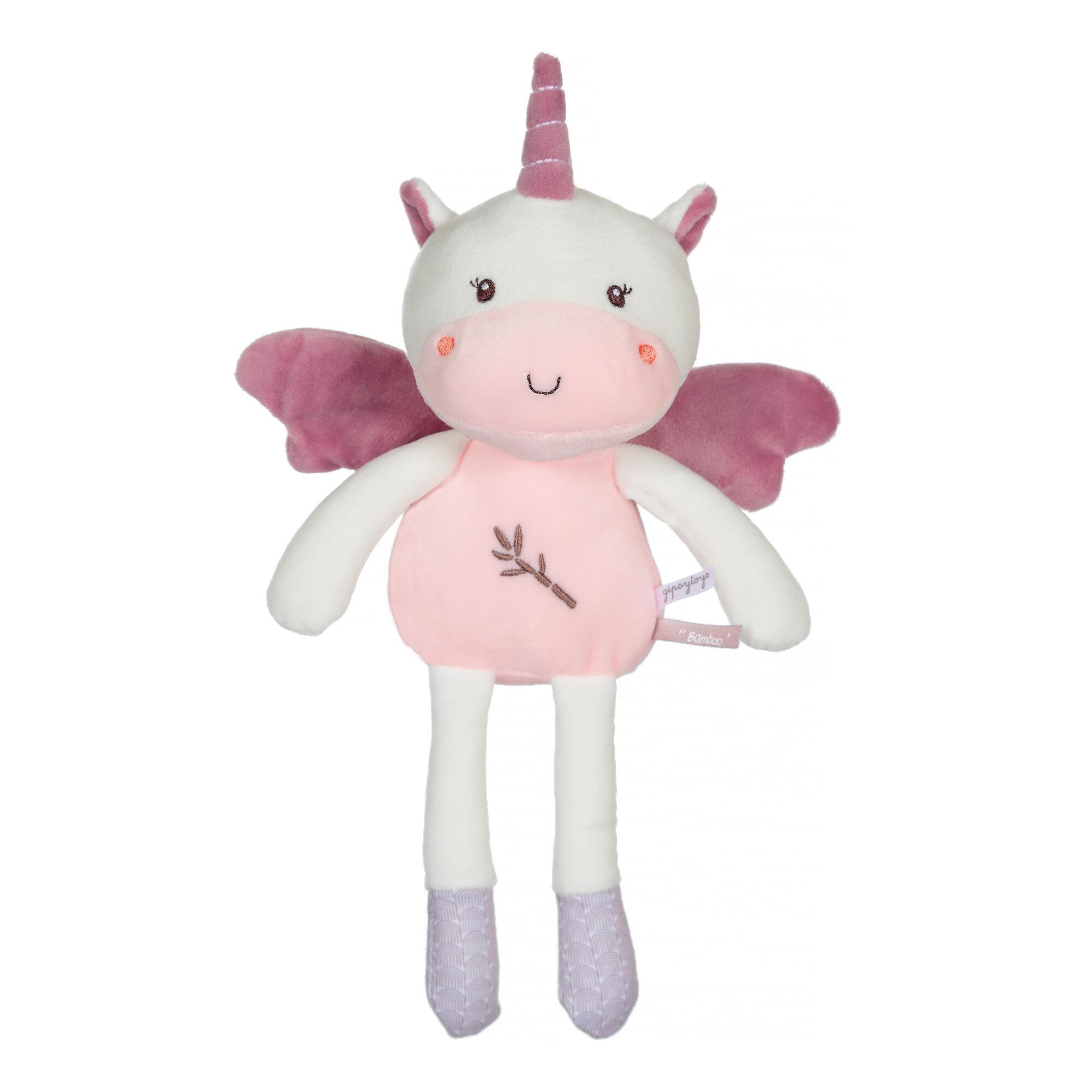 Marioneta Unicornio "Bamboo" - 24 cm s/tarjeta