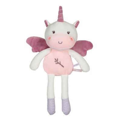 Einhornpuppe „Bambus“ – 24 cm s/Karte