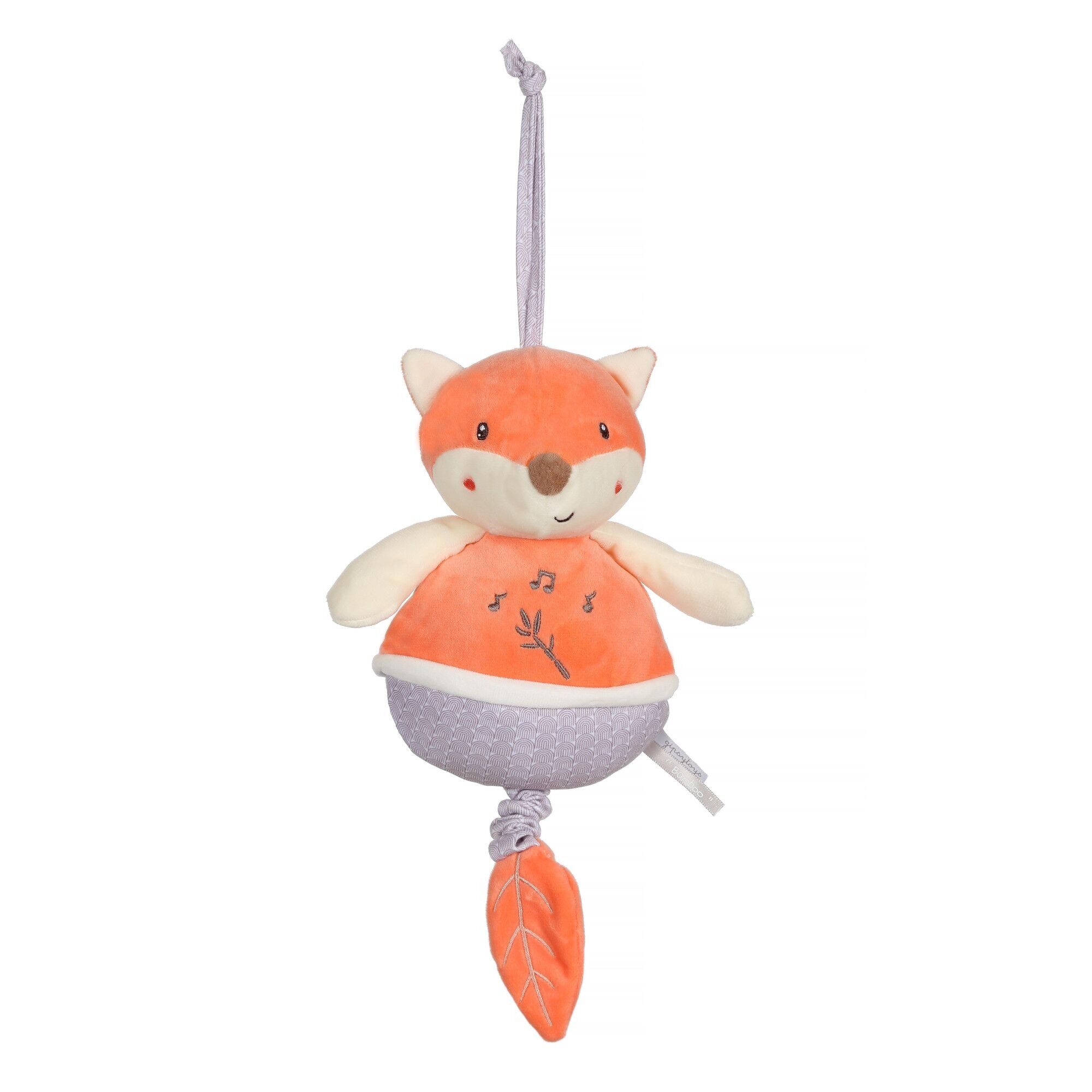 Caja de música Zorro "Bambú" - 26 cm