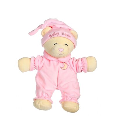 Ours Baby bear douceur rose pâle - 24 cm