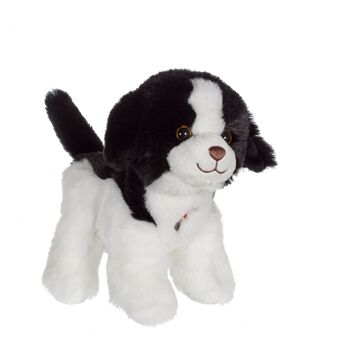 Dogz & kats sonores 18 cm - chien noir et blanc 2