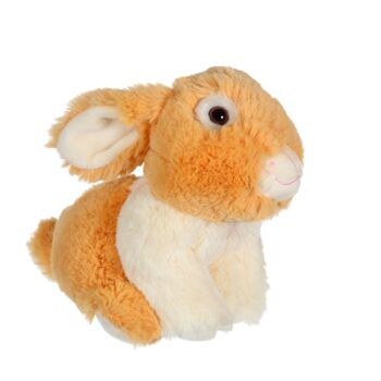 Les Pakidoo sonores 15 cm - lapin beige 1