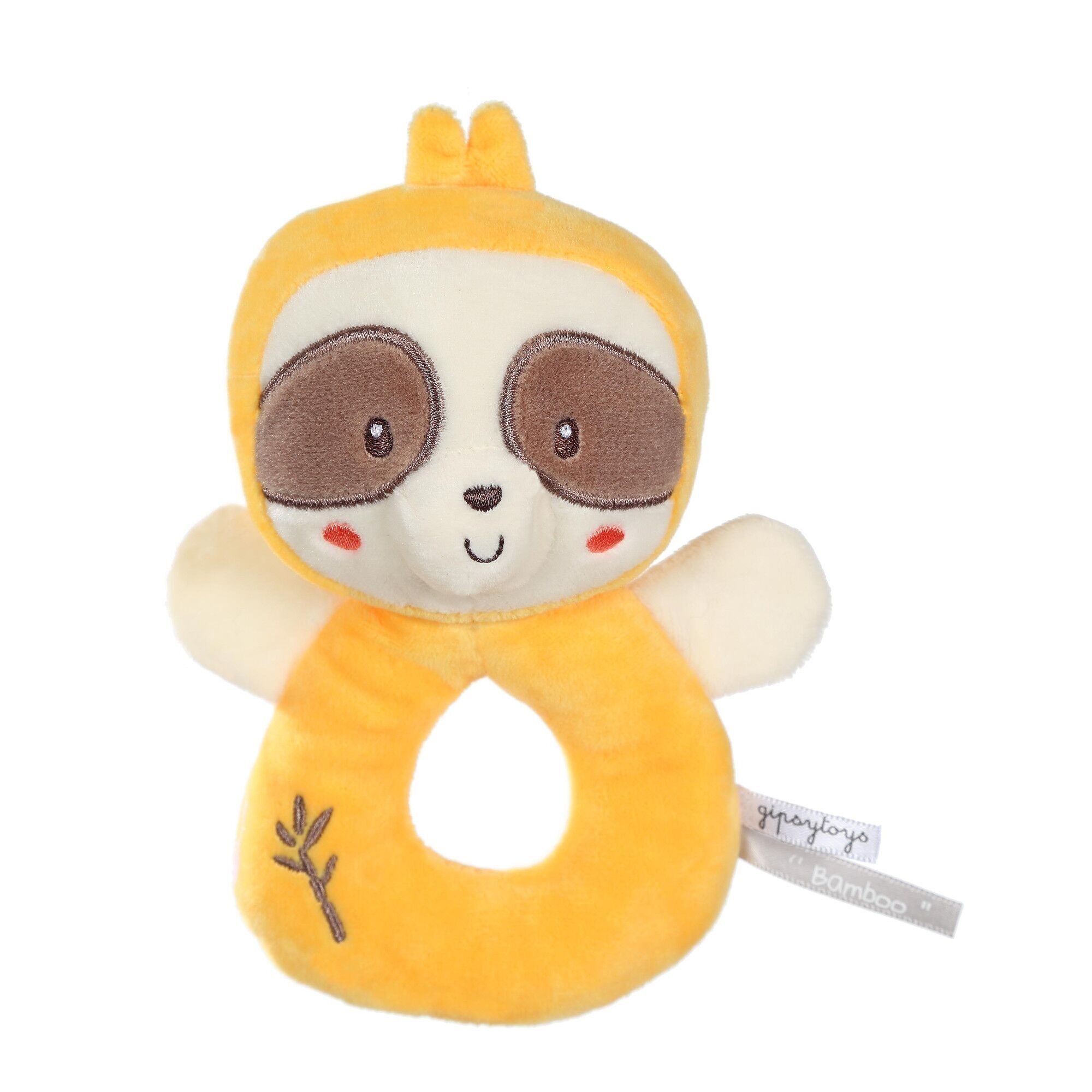 Hochet "Bamboo" Paresseux - 14 cm s/carte