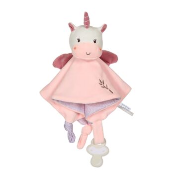 Carré Doudou "Bamboo" Licorne - 24 cm s/carte 1