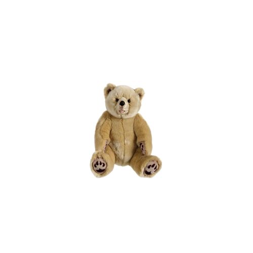 Ours Grizzly assis beige - 42 Cm