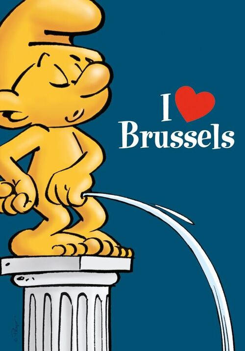 CARTE POSTALE - I LOVE BRUSSELS