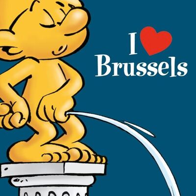 POSTAL - ME ENCANTA BRUSELAS