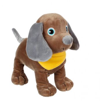 Fun puppies sonores, marron foulard jaune 1