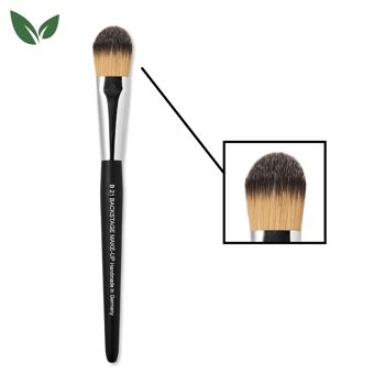 B21 - Pinceau maquillage crème - plat, ovale -