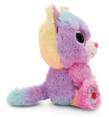 Peluche GLUBSCHIS chat Miss Mellie 15cm pendante 2