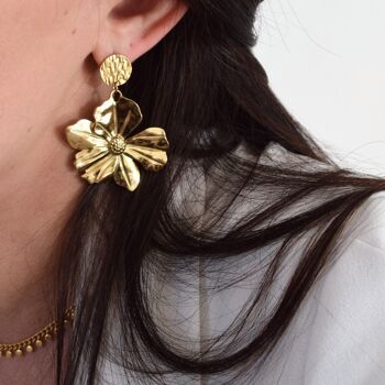 Boucles d'oreilles Flower 1