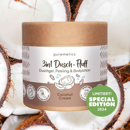 3in1 Dusch-Fluff 'Coconut-Cream'