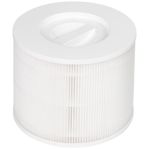 HOMCOM Filtre pour purificateur d'air B0B8H4BVKH/B0B61DQKJJ - filtration en 3 étapes avec pré-filtre, filtre à charbon actif, filtre HEPA - dim. Ø 19,3 x 14,8H cm