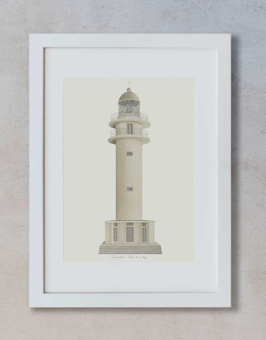 Decorative Sheet - Formentera Lighthouse - Cap de Barbaria