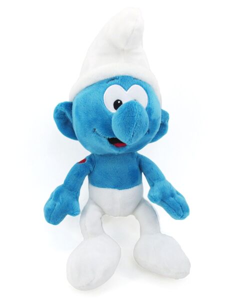 25 cm - peluche schtroumpf costaud