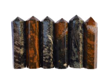 Lot de Ocean Jasper Tower Point 5 Pcs (90mm) 6