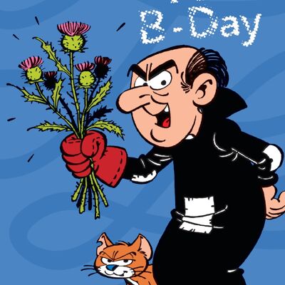 POSTCARD - HAPPY B-DAY GARGAMEL