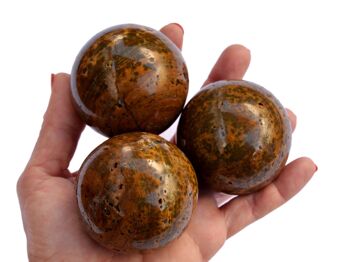 Lot de 1 kg de sphère de jaspe océanique (4-5 pièces) – (55 mm – 60 mm) 5