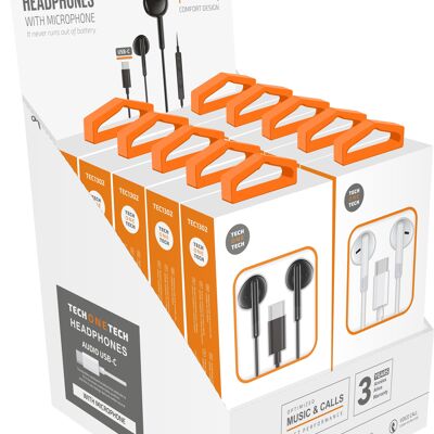 Pack ahorro auriculares HIP USB-C 10u (5+5)